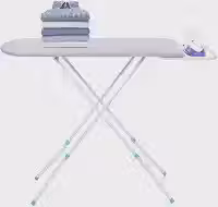 Tabua de Passar Roupa Com Suporte Ferro Tecido Termico Mesa Passadeira