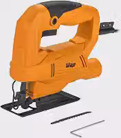 WAP Serra Tico-Tico WF STT01 550W com Base Regulável 0° a 45°, Bocal de Aspiração e Lâmina Inclusa, Corte até 55 mm em Madeira, 127V