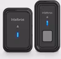 Campainha Sem Fio Com Bateria CIB 101S Preta Intelbras
