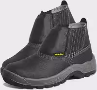 Botina Bota EPI para trabalho Unissex - L102PVC Lider com Bico de PVC e solado Duplo (37)