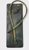 Bolsa de Hidratação 3L, Livre de BPA, com Válvula Anti-vazamento, Tampa Rosqueável, Tubo com Proteção Térmica, Verde