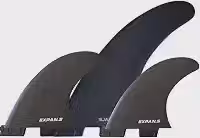 Quilha Surf FCS2 Triquilha Plástico Resistente Alta Estabilidade