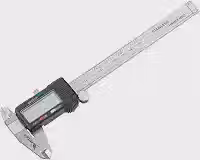 MTX Paquímetro Digital 150Mm 6 Pol Em Aço Inoxidável Alta Precisão Com Display LCD Para Medições Internas E Externas Estojo Plástico De Proteção Ideal Para Uso Profissional Em Oficinas E Manutenção