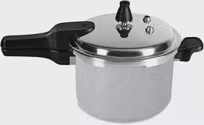 Brinox - Panela de Pressão Ceramic Life Super com Fundo de Indução 4,2L - Cinza
