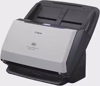 Scanner Canon DR-M160II, Mesa, Duplex, ADF Automático, USB, Alta Performance, Bivolt, Preto e Branco