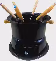 Aparelho de Fondue Grande para 6 pessoas