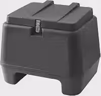 Pro Tork Baú Plastico Injetado, 80 Litros, Preto