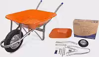 Carrrinho de Mão Reforçado Aço Galvanizado 60 Litros