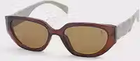 Óculos de Sol Polo London Club Feminino, design Gatinho Clássico com Lente Proteção UV400 - Kit contém Case Couro ECO