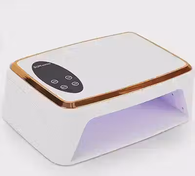 Cabine de Unha em Gel, 380W, 110V, 27,8 * 9,8 * 19,3 cm, Lâmpada Profissional de Unhas de Gel, Luz de Polimento de Gel, com UV 90 LED Contas de Lâmpada