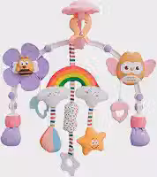 Arco Móbile Atividade 2 em 1 Para Berço Carrinho e Cadeirinha Crib Toy Maxi Baby (Sunday)