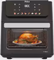 Air Fryer Oven Philco 11L 8 Funções Visor 1800W PAF11B 220V