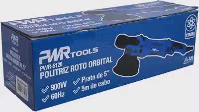 Politriz Roto Orbital 5' - 15mm - 900W - PWR Tools PWR -5120 110V