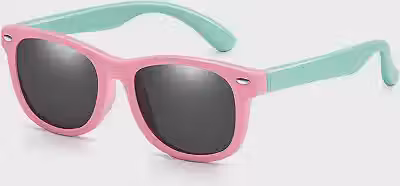 Óculos de Sol Infantil Flexíveis Polarizados - Proteção UV400 para Crianças - Conforto e Estilo