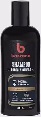 Bozzano Shampoo Para Barba Cabelo E Bigode 200Ml
