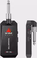 VEDO M-VAVE WP-3 Sistema Wireless para Guitarra 5.8G, com Transmissor e Receptor, Baixa Latência de 5.6ms, Alcance de 30m, Compatível com Cabo Type-C, Ruído THD+: -98 dB, Bateria de 1100mAh 8H