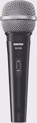 Shure SV100 Microfone de Mão Dinâmico Cardióide para Voz