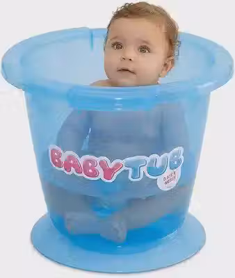Banheira Ofurô BabyTub Azul 0-6 Meses