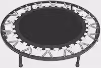 Mini Jump Profissional Cama Elástica 170kg Aço Galvanizado Brasil