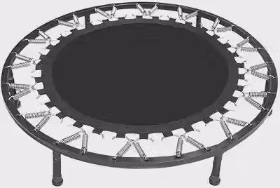 Mini Jump Profissional Cama Elástica 170kg Aço Galvanizado Brasil