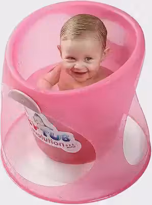 Banheira Ofurô Infantil BabyTub Evolution Rosa 0 a 8 Meses