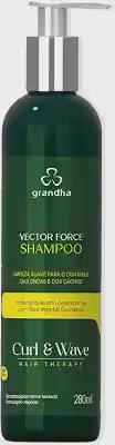 Vector Force Shampoo para Cabelos Cacheados e Crespos Curl & Wave 280ml