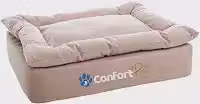 Cama Pequena Confort Pet Sonos com Pillow Removível (Bege)