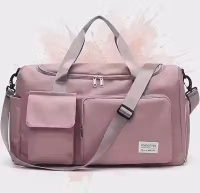 Bolsa de Viagem e Academia em Nylon com Alça Transversal Ajustável