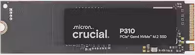 Crucial SSD P310 1TB 2280 PCIe Gen4 3D NAND NVMe M.2 – Até 7.100 MB/s – Mudança até a geração 4, com oferta Acronis, unidade de estado sólido interna (PC) – CT1000P310SSD801