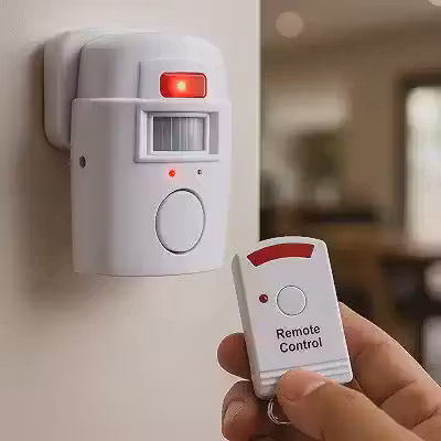 Kit Alarme Residencial Premium Sem Fio, Sensor, Sirene, Controle, VARENZIA