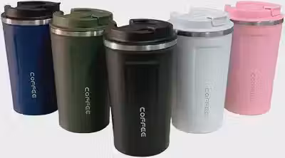 Copo Térmico Cafe Cerveja Com Tampa Aço Inoxidável Anti-vazamento 500ml Cor:Preto