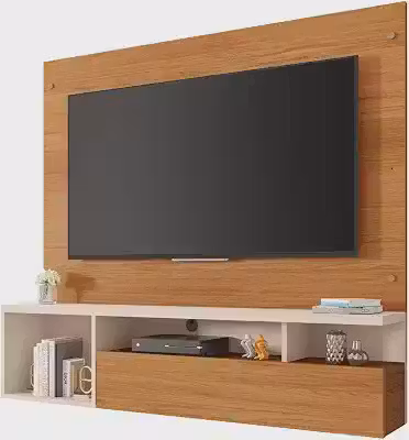 Painel Para Tv Até 55 Polegadas Marrom Black Caemmun