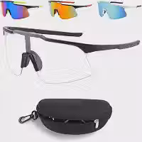 Óculos Esportivo UV400 Lente Espelhada com Estojo para transporte - Ciclismo, Triathlon, Corrida, MTB, Pesca