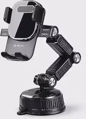 Suporte Celular Veicular GPS Ventosa 360° Trava Automática Para-Brisa