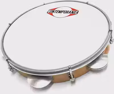 PANDEIRO CONTEMPORANEA LIGHT 82LT 10 POL MADEIRA NYLON