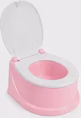 Troninho Infantil com Tampa | Penico Infantil para Desfralde | Rosa