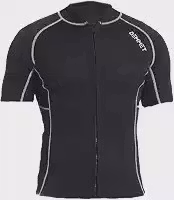 Roupa de mergulho de manga curta jaqueta de neoprene de neoprene de 1.5 mm 3 mm roupa de mergulho com zíper de alta elasticidade das mulheres dos homens natação mergulho surf caiaque canoagem