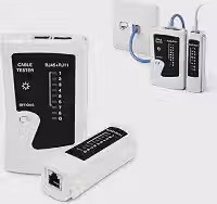 Testador de Cabos de Rede RJ45 e RJ11
