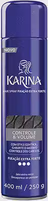Karina Hair Spray Fixador 400 Ml Extra Forte Grande