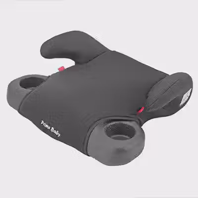 Assento de Elevação Booster Elite Preto Prime Baby 22-36kg Infantil Segurança 2 Porta-copos Conforto (Preto)