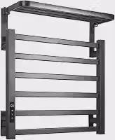 Toalheiro Elétrico Térmico 45x50 cm com Display Digital e Temporizador, 110V (Preto)