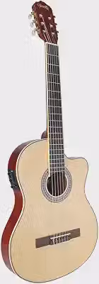 Violão Clássico Eletro-Acústico Lorenzzo 39' - Slim Cutaway - Nylon - Brown Fosco - VTLSC1954M
