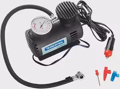 Tramontina Compressor Ar Portatil 12v, Potencia 50w, Pressao Maxima 300 Psi, Vazao 8 Litros/minuto