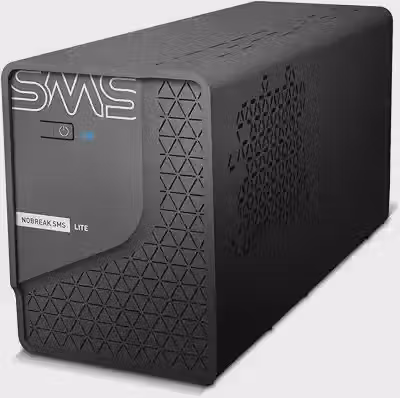 Nobreak SMS Lite 1200VA Entrada Bivolt 115V/220V - Saída 115V | 6 Tomadas | Senoidal por Aproximação | Indicado para PC, Notebook, Videogames, Modem, Roteador e Outros