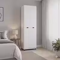 Armário Multiuso 4 Portas – Organizador Resistente para Cozinha, Lavanderia, Quarto e Escritório Máxima Organização (Branco)