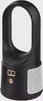 Ventilador de torre, sem lâminas, modo de 6 velocidades, carregador USB, visor LED, baixo ruído para dormitório de escritório familiar (preto)