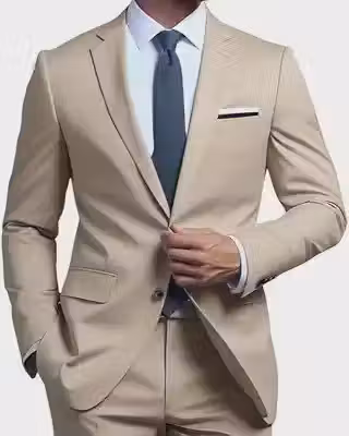 Terno Masculino Slim Cinza Claro, Bege, Preto, Marinho, Marsala, Blazer e Calça Oxford Executivo Premium, Moda Social Masculina, Roupa para Eventos e Trabalho