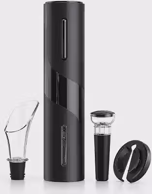 Abridor de Vinho Elétrico, Saca-Rolhas Automático para Garrafas, Abertura Rápida e Sem Esforço, Design Elegante e Prático para Casa, Jantares e Presentes