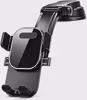 Suporte Veicular Celular GPS Ventosa Trava Automática Painel Para-Brisa