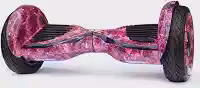 Hoverboard Skate Elétrico 10' Original com Bolsa Led Bluetooth Roxo Galáxia